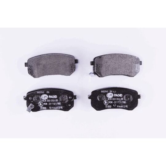 8DB 355 006-581 - Brake Pad Set, disc brake 