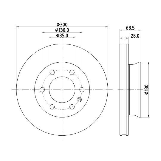 8DD 355 131-891 - Brake Disc 