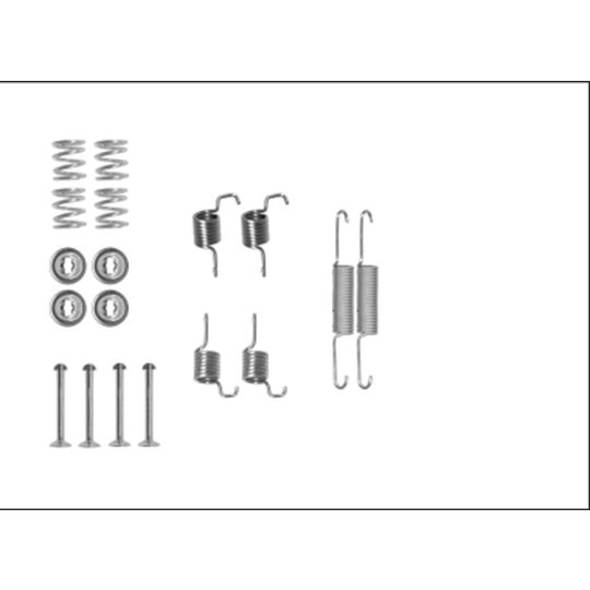 8DZ 355 205-951 - Accessory Kit, parking brake shoes 