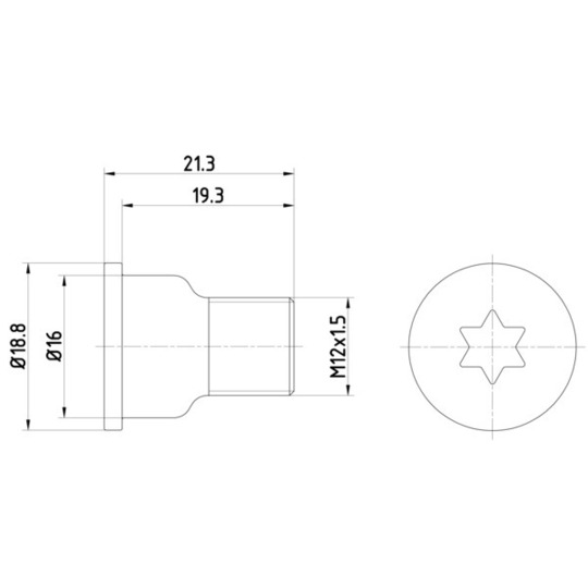 8DZ 355 209-051 - Bolt, brake disc 