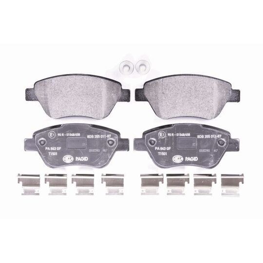 8DB 355 011-871 - Brake Pad Set, disc brake 