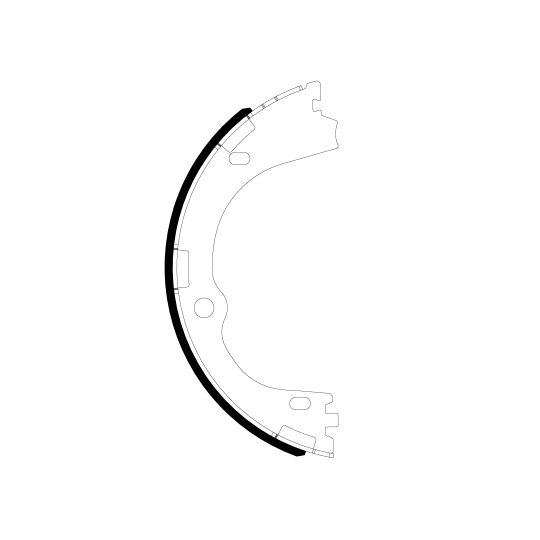 8DB 355 038-111 - Bromsbackar, sats, parkeringsbroms 