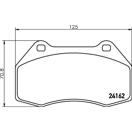 8DB 355 012-151 - Brake Pad Set, disc brake 