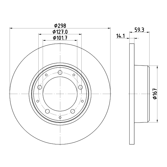 8DD 355 117-271 - Brake Disc 