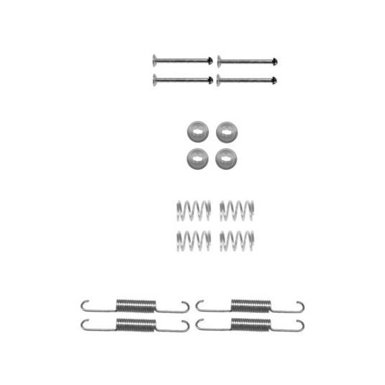 8DZ 355 201-991 - Accessory Kit, parking brake shoes 