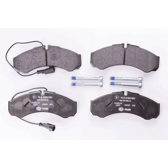 8DB 355 005-431 - Brake Pad Set, disc brake 