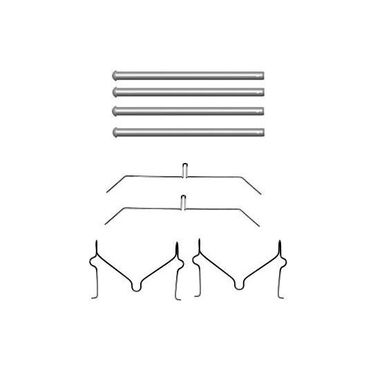 8DZ 355 204-551 - Accessory Kit, disc brake pad 