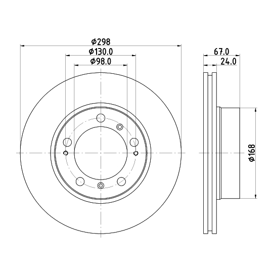 8DD 355 125-451 - Brake Disc 