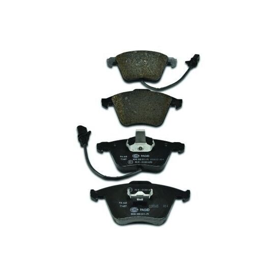 8DB 355 011-711 - Brake Pad Set, disc brake 