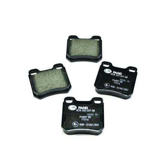 8DB 355 007-381 - Brake Pad Set, disc brake 