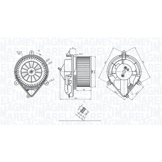 069412228010 - Interior Blower 