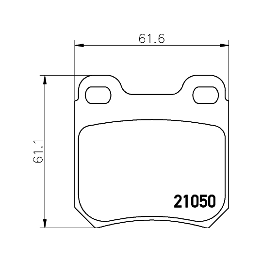 8DB 355 007-381 - Brake Pad Set, disc brake 