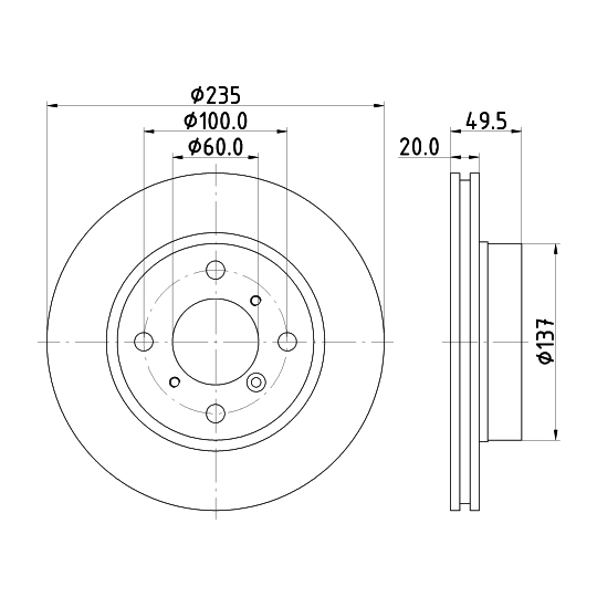 8DD 355 106-231 - Brake Disc 