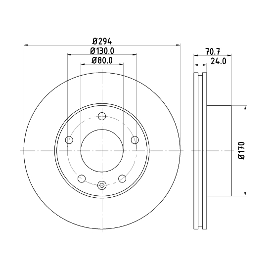 8DD 355 113-391 - Brake Disc 