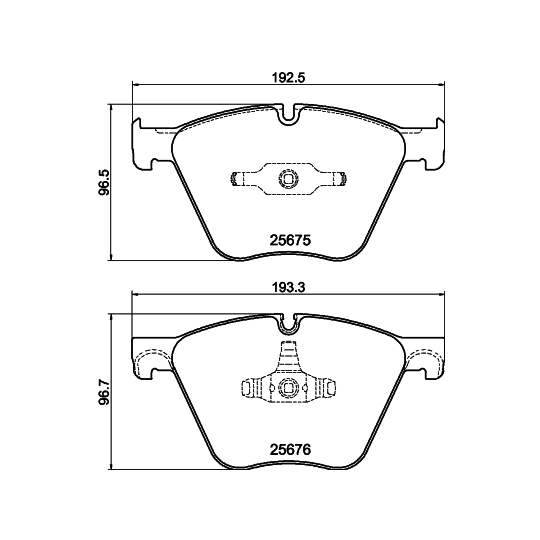 8DB 355 040-371 - Piduriklotsi komplekt,ketaspidur 