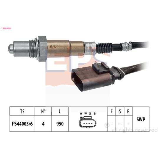 1.998.498 - Lambda Sensor 