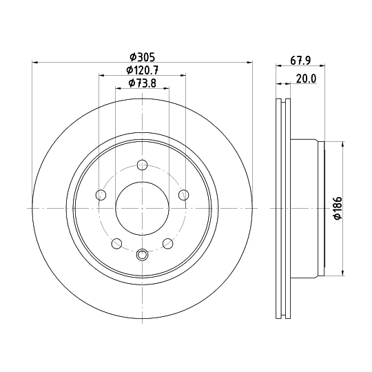 8DD 355 112-041 - Brake Disc 