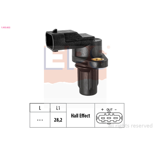 1.953.832 - Sensor, camshaft position 