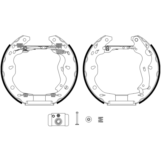 8DB 355 022-941 - Brake Shoe Set 