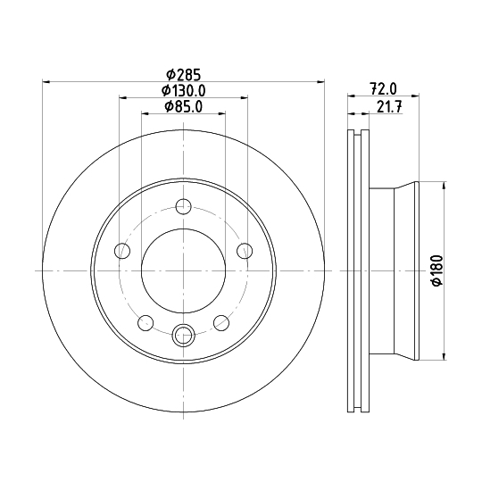 8DD 355 118-051 - Brake Disc 