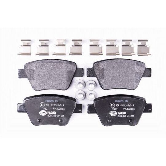 8DB 355 014-021 - Brake Pad Set, disc brake 