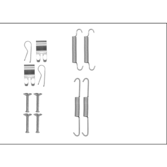 8DZ 355 205-961 - Accessory Kit, parking brake shoes 