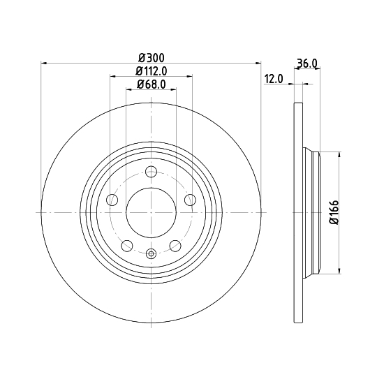 8DD 355 125-191 - Brake Disc 