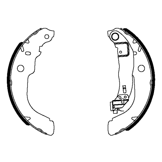 8DB 355 038-101 - Bromsbackar, sats 