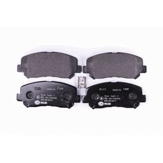 8DB 355 020-511 - Brake Pad Set, disc brake 