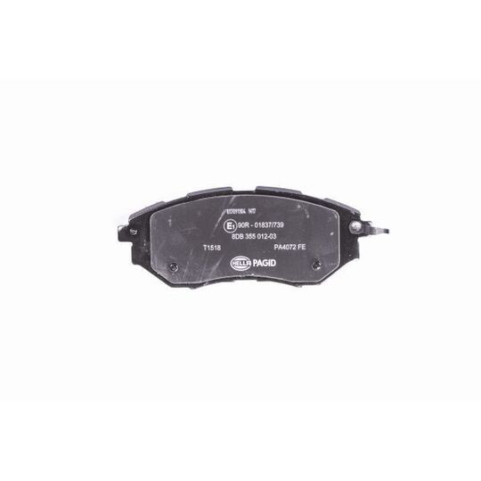 8DB 355 012-031 - Brake Pad Set, disc brake 