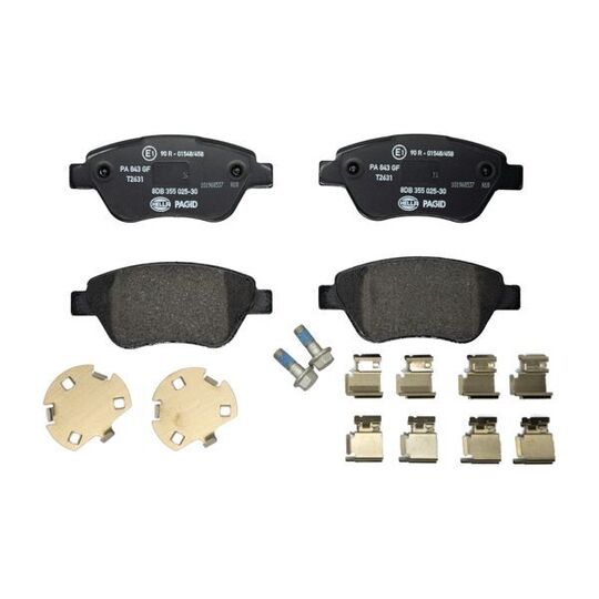 8DB 355 025-301 - Brake Pad Set, disc brake 