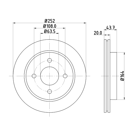 8DD 355 103-391 - Brake Disc 