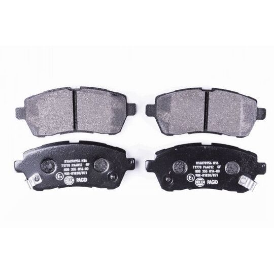 8DB 355 014-001 - Brake Pad Set, disc brake 