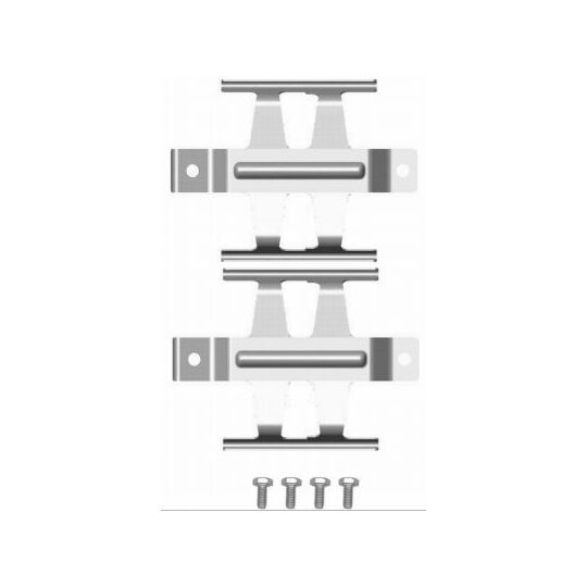 8DZ 355 204-121 - Tarvikesarja, jarrupala 