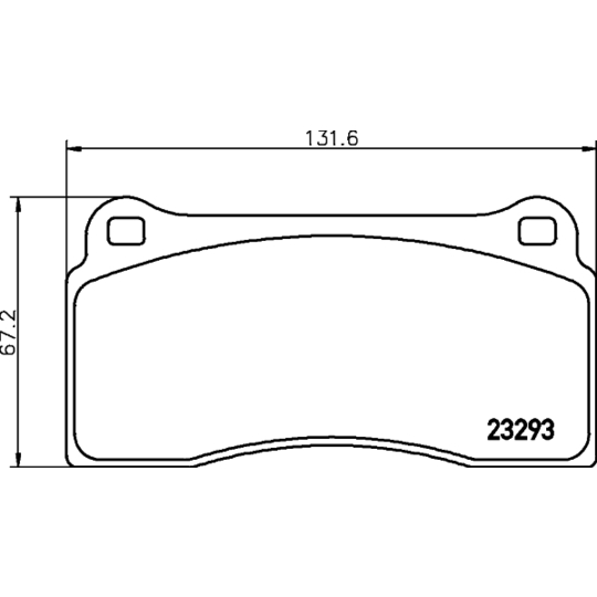 8DB 355 008-981 - Brake Pad Set, disc brake 