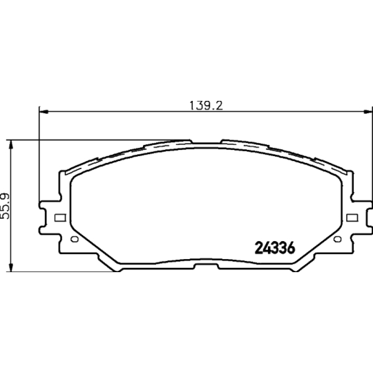 8DB 355 006-861 - Brake Pad Set, disc brake 