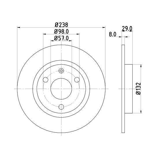 8DD 355 101-451 - Brake Disc 