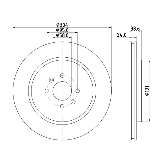 8DD 355 114-871 - Brake Disc 