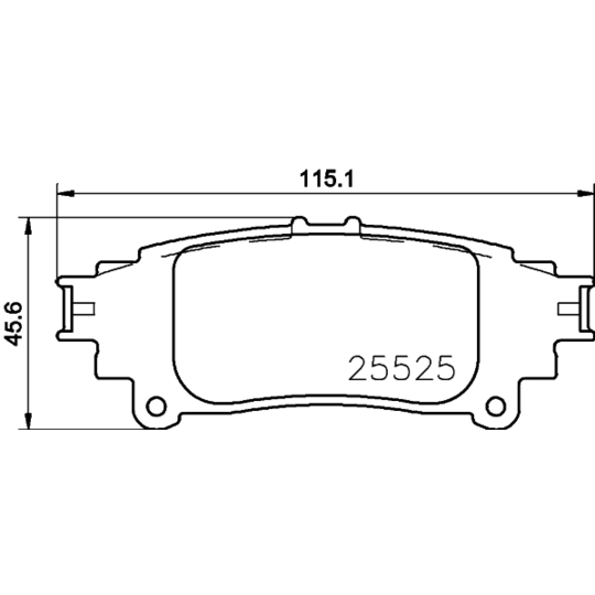 8DB 355 021-661 - Brake Pad Set, disc brake 