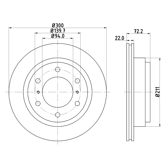 8DD 355 118-651 - Brake Disc 