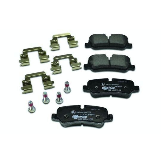 8DB 355 011-981 - Brake Pad Set, disc brake 