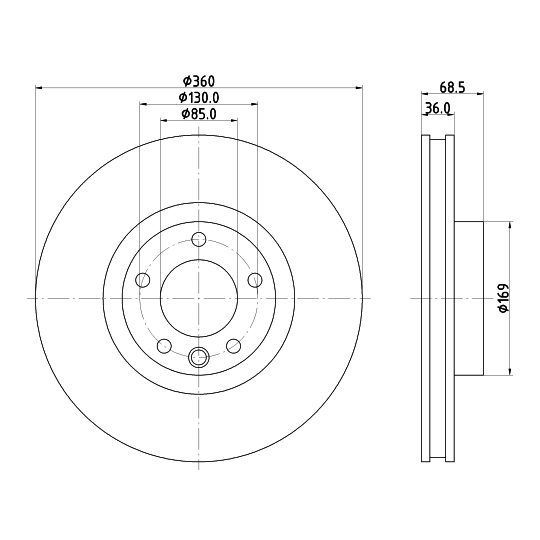 8DD 355 123-191 - Brake Disc 