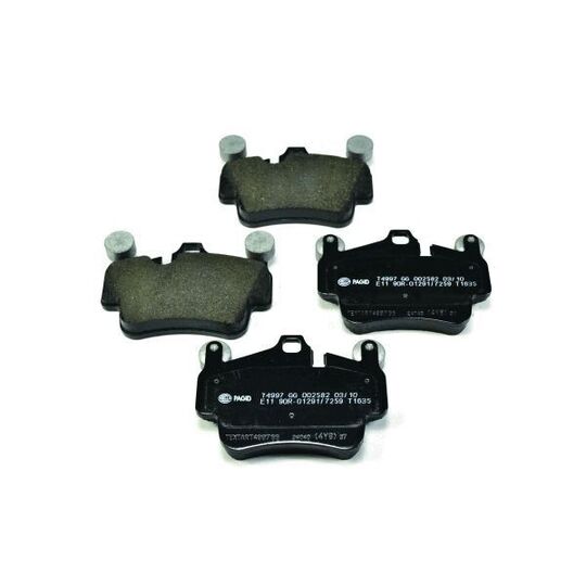 8DB 355 012-721 - Brake Pad Set, disc brake 