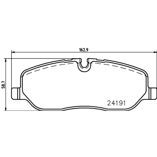 8DB 355 011-971 - Brake Pad Set, disc brake 