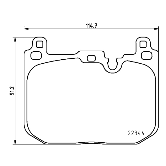 8DB 355 025-621 - Piduriklotsi komplekt,ketaspidur 