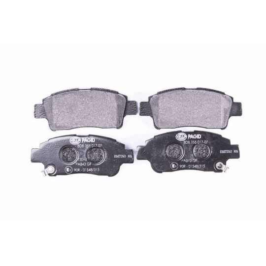 8DB 355 017-071 - Brake Pad Set, disc brake 