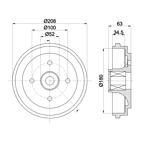 8DT 355 300-991 - Jarrurumpu 