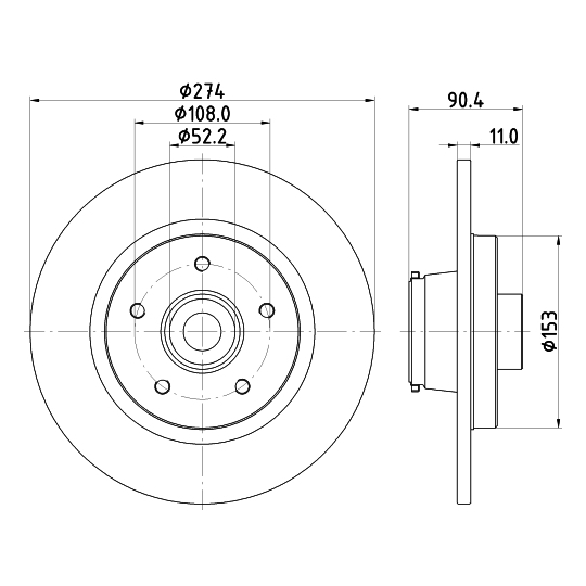 8DD 355 133-851 - Brake Disc 