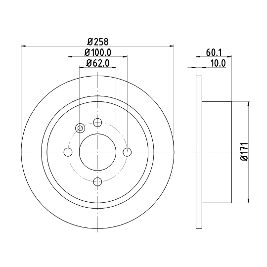 8DD 355 100-351 - Bromsskiva 