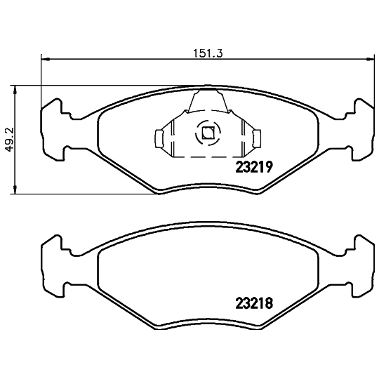 8DB 355 008-381 - Brake Pad Set, disc brake 